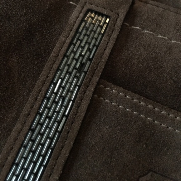 Coach Suede Beaded Tote - Picture 3 of 7